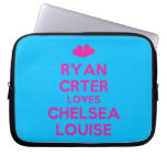 [Two hearts] ryan crter loves chelsea louise  Laptop/netbook Sleeves Laptop Sleeves