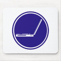 LAPTOP PARKING ROAD  SIGN MOUSE PADS