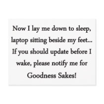 Laptop Post Cards