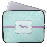 Laptop Sleeve abstract background retro style