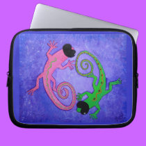 Laptop Sleeve- Spectacular Speckled Lizards laptop sleeves
