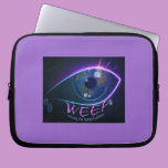 Laptop Sleeve WEEP echoing the human condition laptop sleeves
