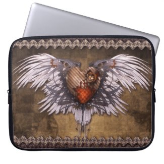 Laptop Sleeve - Wings of Steam, by GalleryGifts electronicsbag