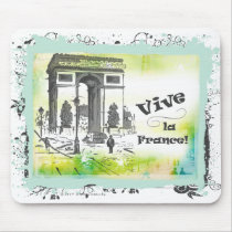 L'Arc de Triomphe Collage Art mousepads by brandyinthesky L'Arc de Triomphe Collage Art mousepads