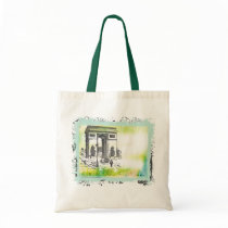 L'Arc de Triomphe Collage bags by brandyinthesky L'Arc de Triomphe Collage bags