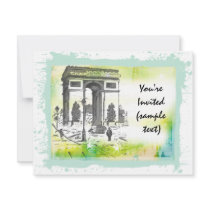 L'Arc de Triomphe Invitations