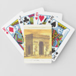 L'Arc de Triomphe, Paris 1840 Card Decks at Zazzle