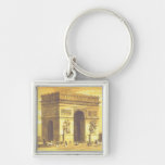 L'Arc de Triomphe, Paris 1840 Keychain at Zazzle