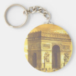 L'Arc de Triomphe, Paris 1840 Keychains at Zazzle