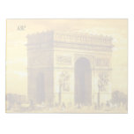 L'Arc de Triomphe, Paris 1840 Memo Notepad at Zazzle
