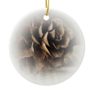 Larch Cone Christmas Ornament