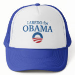 LAREDO for Obama custom your city personalized Hat