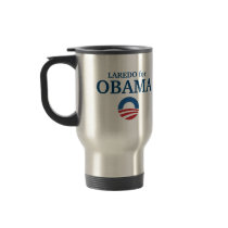 LAREDO for Obama custom your city personalized mugs