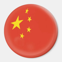 Large 3 inch magnet - China Chinese flag