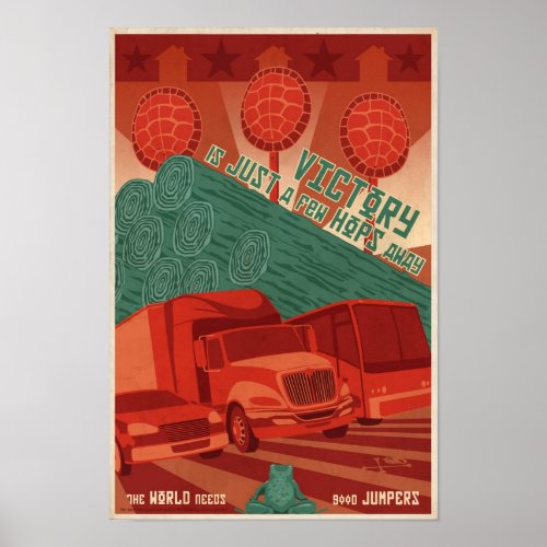 Large - Arcade game propaganda poster posters