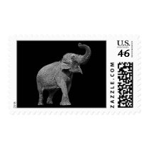 LARGE ASIAN ELEPHANT - INDIAN ELEPHANT POSTAGE