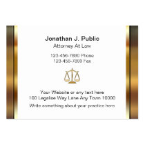 Large Attorney Business Cards