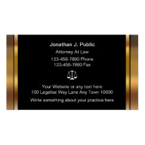 Large Attorney Business Cards