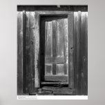 Large Barn Door, UC Santa Cruz, March 1962 Poster