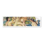 Large Bathers By Pierre-Auguste Renoir Bumper Stickers