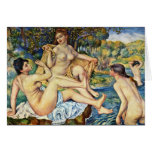 Large Bathers By Pierre-Auguste Renoir Greeting Cards