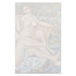 Large Bathers By Pierre-Auguste Renoir Custom Stationery