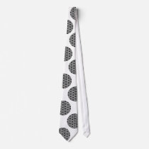 Large Black Circles With Square Pattern Tie by strictlyties Large Black Circles With Square Pattern Tie