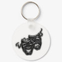 Large Black Masks Key Chain keychains