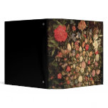 Large bouquet of flowers in a wooden tub 3 ring binder