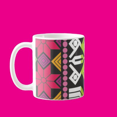 Large Bright and Floral Coffee Mugs Zazzle_mug