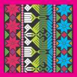 Large Bright and Floral Print