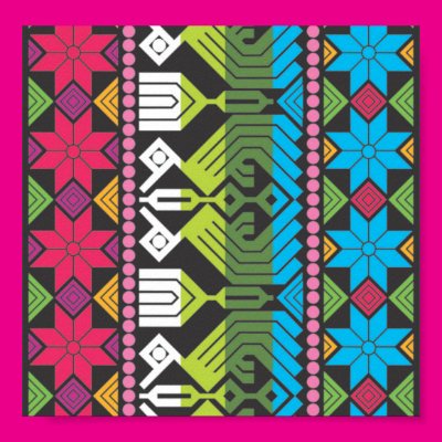 Large Bright and Floral Print Zazzle_print