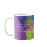Large &amp; Bright Butterfly with Poem Coffee Mug