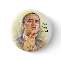 Large Button Barack Obama 01 by Goodaboom Large Button Barack Obama 01
