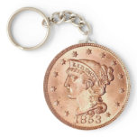 Large Cent Key Chain