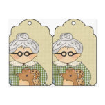 Large Christmas Cookie Tags Post Card