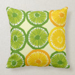 Large Citrus Slices Pillow