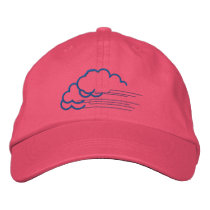 Large Clouds Embroidered Baseball Cap