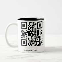 large-coffee-black, large coffee - black qr code coffee mugs