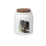 Large Draft Horse Candy Jar