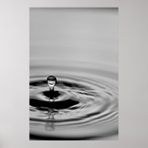 Large Droplet Poster