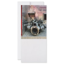 Large Fire Hose Nozzle Custom Rack Cards