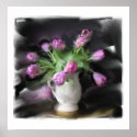Large Floral Still Life on Canvas posters