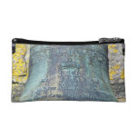 Large hanging metal bell cosmetic bags