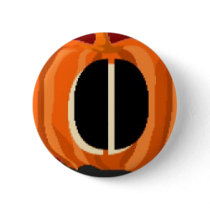 Large Hollow Pumpkin buttons by WallyWog Large Hollow Pumpkin buttons
