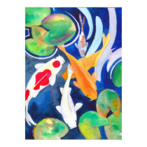 large Koi pond posters