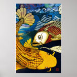 Large Koi Print