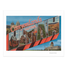 Large Letter Scenes - Canyonlands Nat'l Park, UT Post Cards
