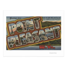 Large Letter Scenes - Point Pleasant, WV Post Cards