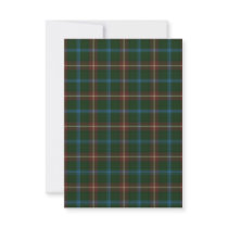 Large Manitoba tartan Personalized Invite